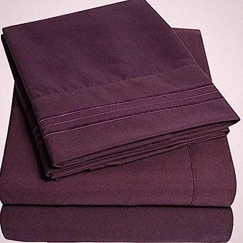 1500 Supreme Collection Bed Sheet Set - Extra Soft, Elastic Corner Straps, Deep