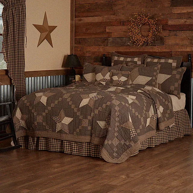FARMHOUSE STAR QUILT SET & ACCESSORIES. CHOOSE SIZE & ACCESSORIES. VHC BRANDS