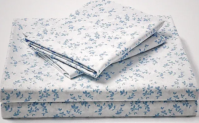 Floral Bedding Set - Ultra Soft Bedding Set Blue Floral Bedding