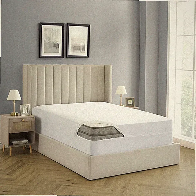 King Size Mattress Protector – Waterproof Zippered Mattress Encasement – Brea...