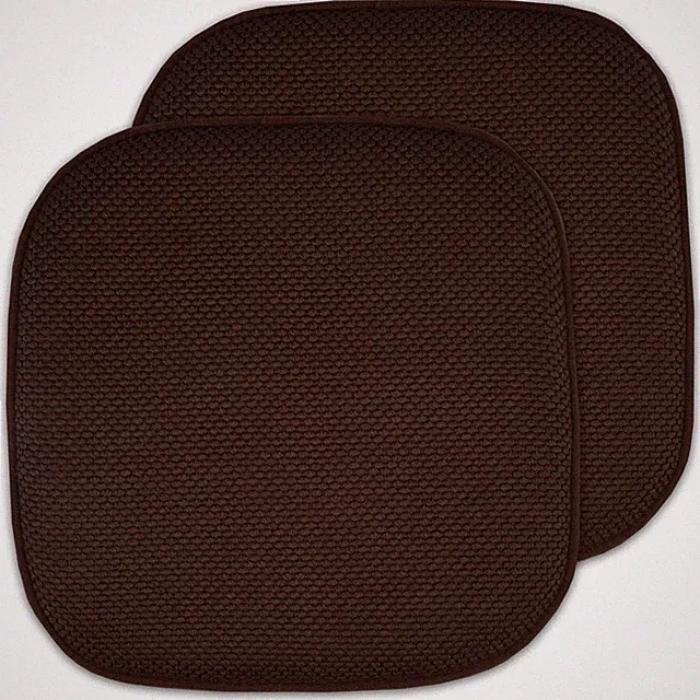 Memory Foam Honeycomb Non-Slip Chair/Seat 16" x 16" Cushion Pad 2 Pack