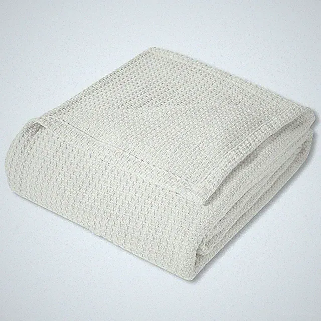 Sweet Home Collection 100% Fine Cotton Blanket Luxurious Breathable Weave