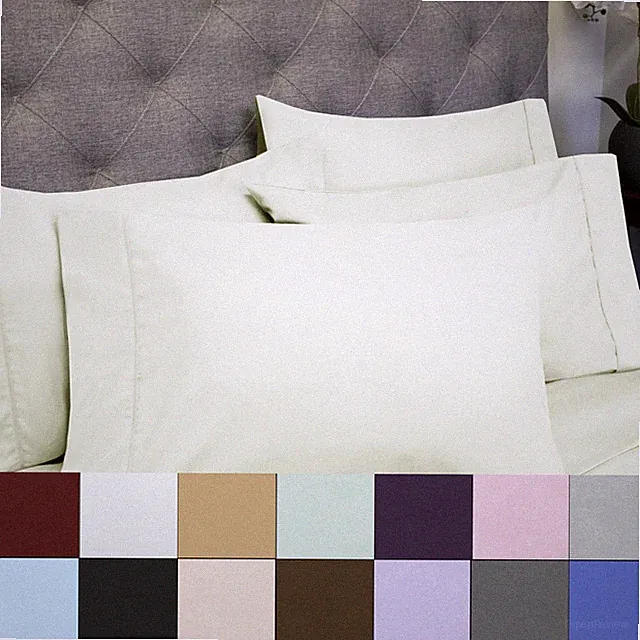 Sweet Home Collection 1500 Count Microfiber 4 Piece Sheet Set Twin, Twin XL
