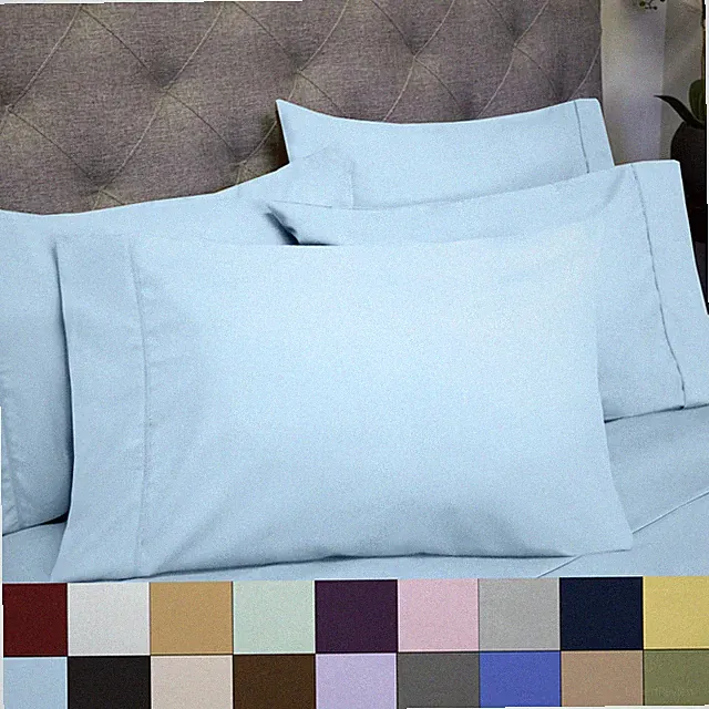 Sweet Home Collection 1500 Count Microfiber 6 Piece Sheet Set RV Short Queen