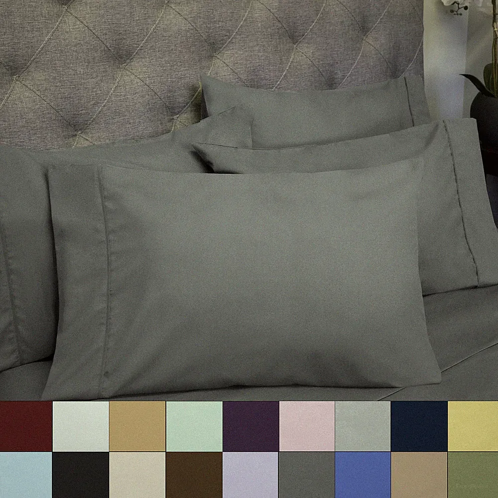 Sweet Home Collection 1500 Count Microfiber 7 Piece Sheet Set Split King