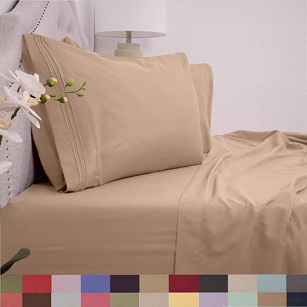 Sweet Home Collection 4 Piece Bed Sheets Short Queen for Recreational Vehicles