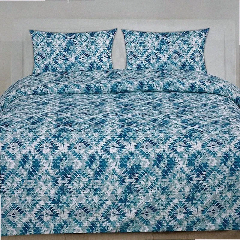Sweet Home Collection Aqualina Queen 3PC Duvet Set Teal