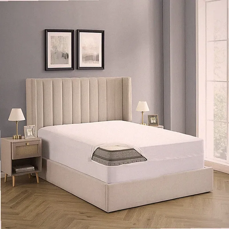 Sweet Home Collection Full Size Mattress Protector Waterproof Zippered Mattress