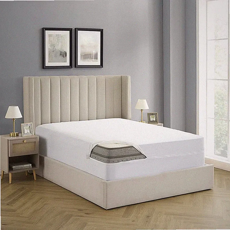 Sweet Home Collection Queen Mattress Protector Waterproof Zippered Mattress