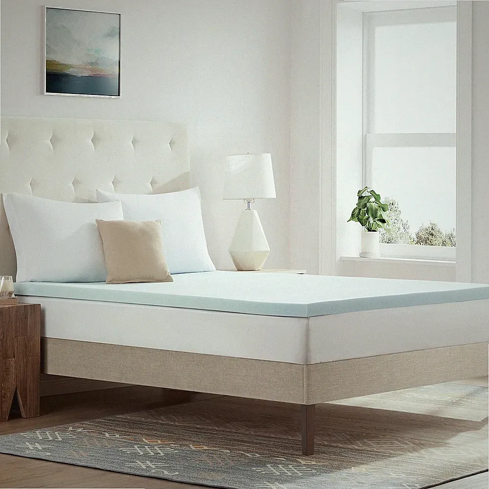 Sweet Home Collection Queen Mattress Topper 2 Inch Gel Infused Memory Foam Cooli